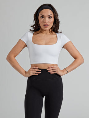 Butter Crop Top - White