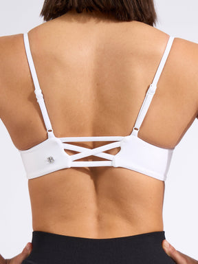 Buttercup Sports Bra - White