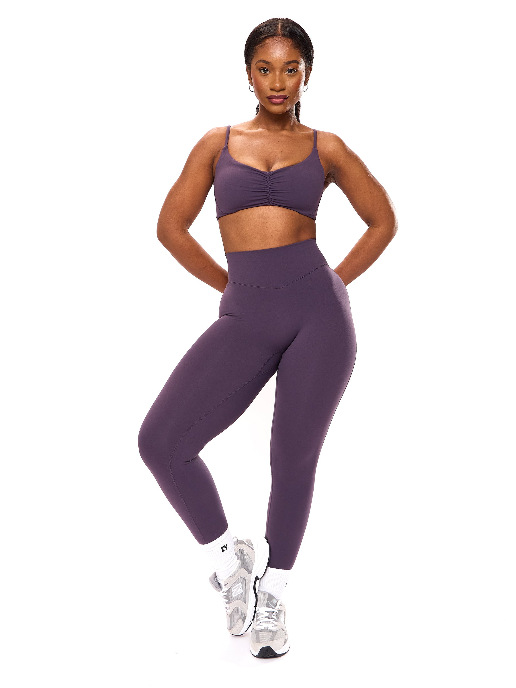 Aggressive Scrunch Legging - Purple Shadow