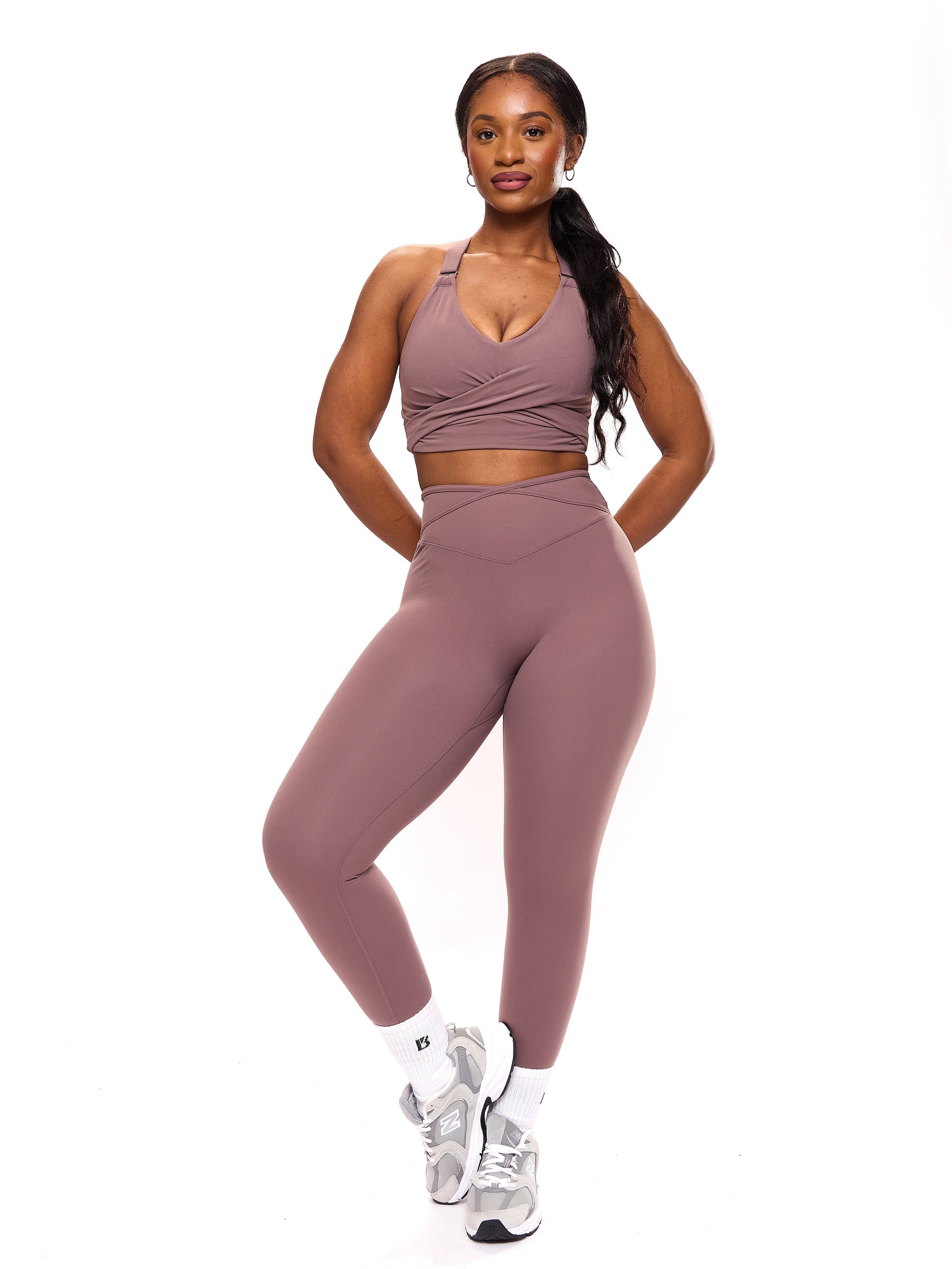 Girlfriend Legging - Mocha Berry