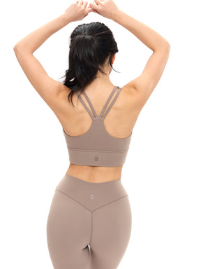 Bloom Sports Bra - Chai Latte
