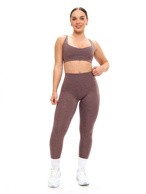 Legging Dream Mesclada - Mocha Berry