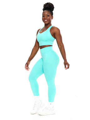 Dream Heathered Legging 26" - Playa