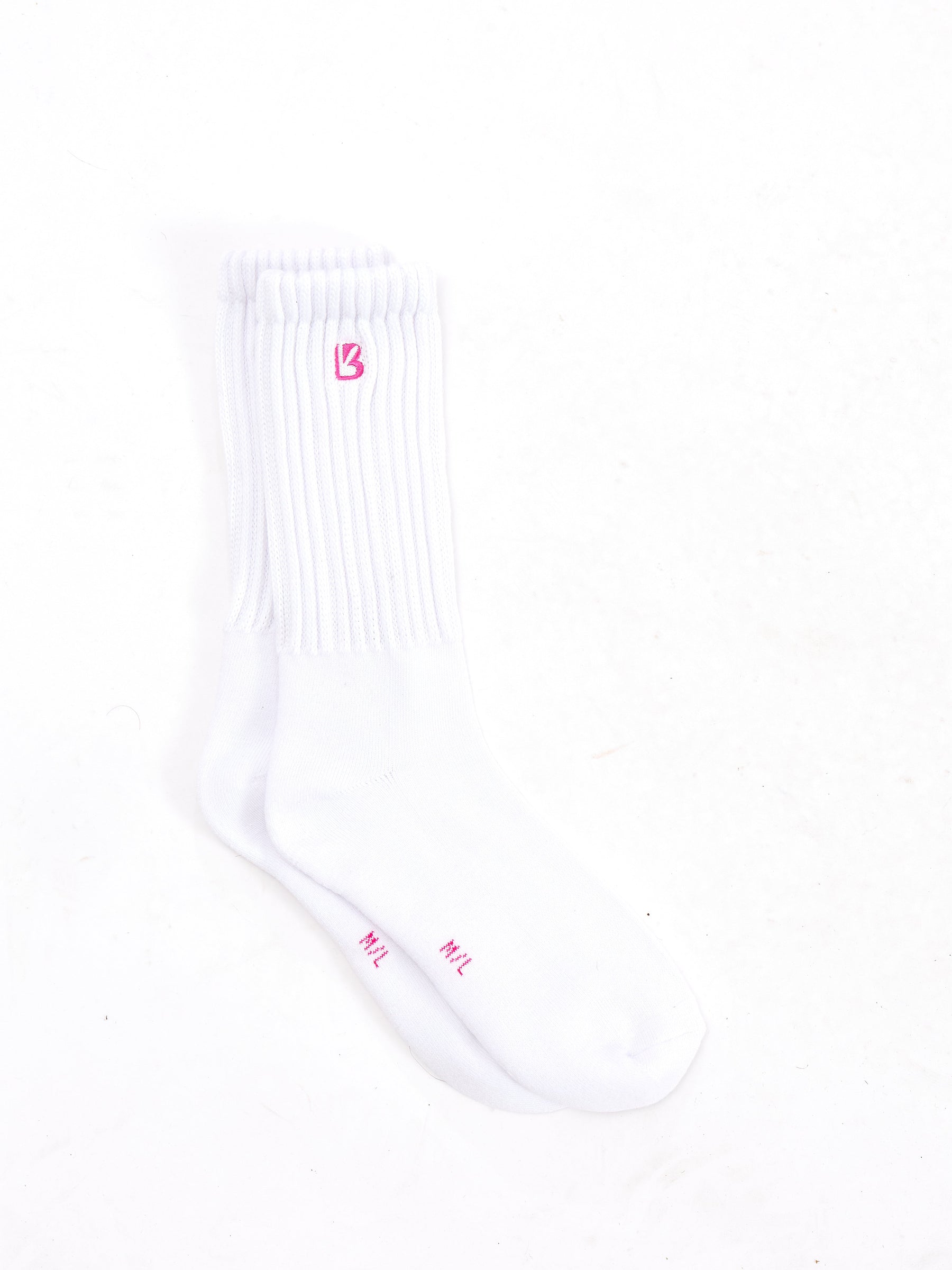 3 Pack Scrunch Socks - Multi White