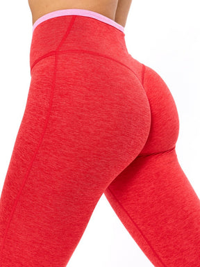 Legging Dream Contraste Mescla - Vermelho Salsa