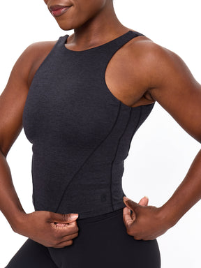 Dream Heather Tank - Onyx Black Heather