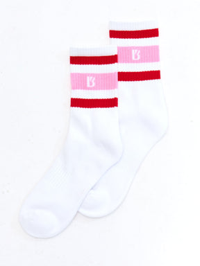 3 Pack Half Crew Stripe Sock - Story Stripe