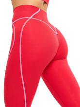 Legging Airbrush Ampulheta - Vermelho Salsa