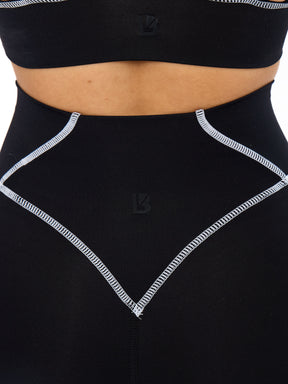 Legging Airbrush Ampulheta - Preto Ônix