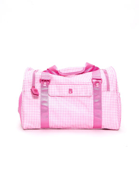 Ultimate Pocket Duffel - Pink Gingham