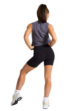 Legacy Crop Tank - Blue Steel