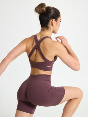Alpha Sports Bra - Smoked Cherry