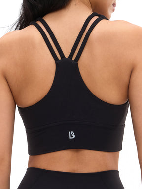Bloom Sports Bra - Onyx Black
