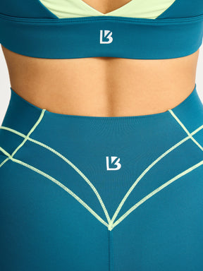 Everyday Airbrush Pocket Legging - Nile Multi