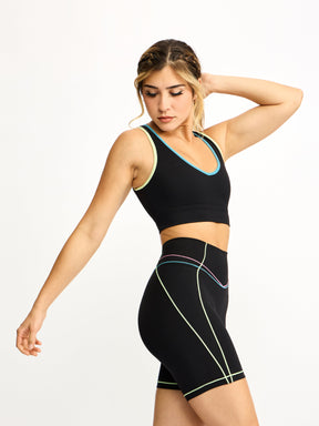 Everyday Airbrush Pocket Short 7" - Black Multi