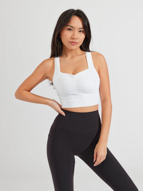 Bloom Sports Bra - White