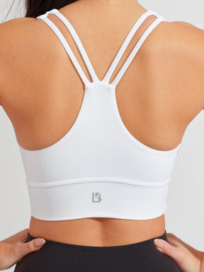Bloom Sports Bra - White