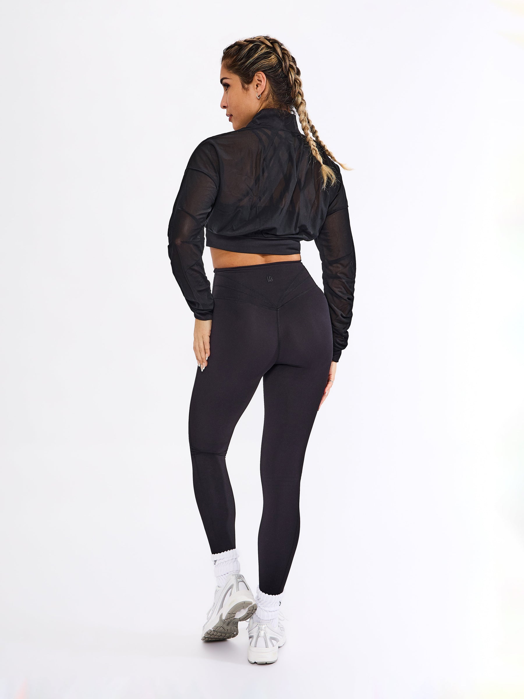 Exposed Mesh Jacket - Onyx Black