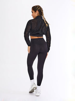 Exposed Mesh Jacket - Onyx Black