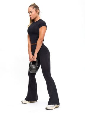 Halo Baby Tee - Onyx Black