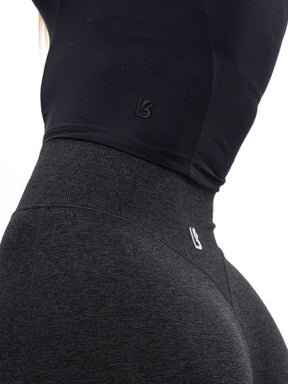 Halo Baby Tee - Onyx Black