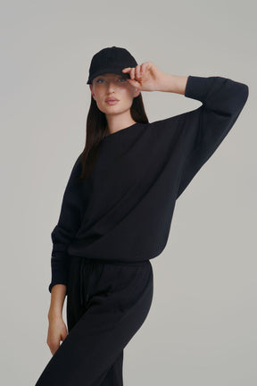 Threads Crew Pullover - Onyx Black