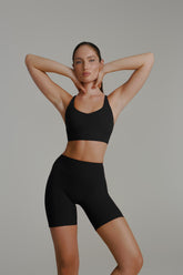 Poshknit Sports Bra - Onyx Black