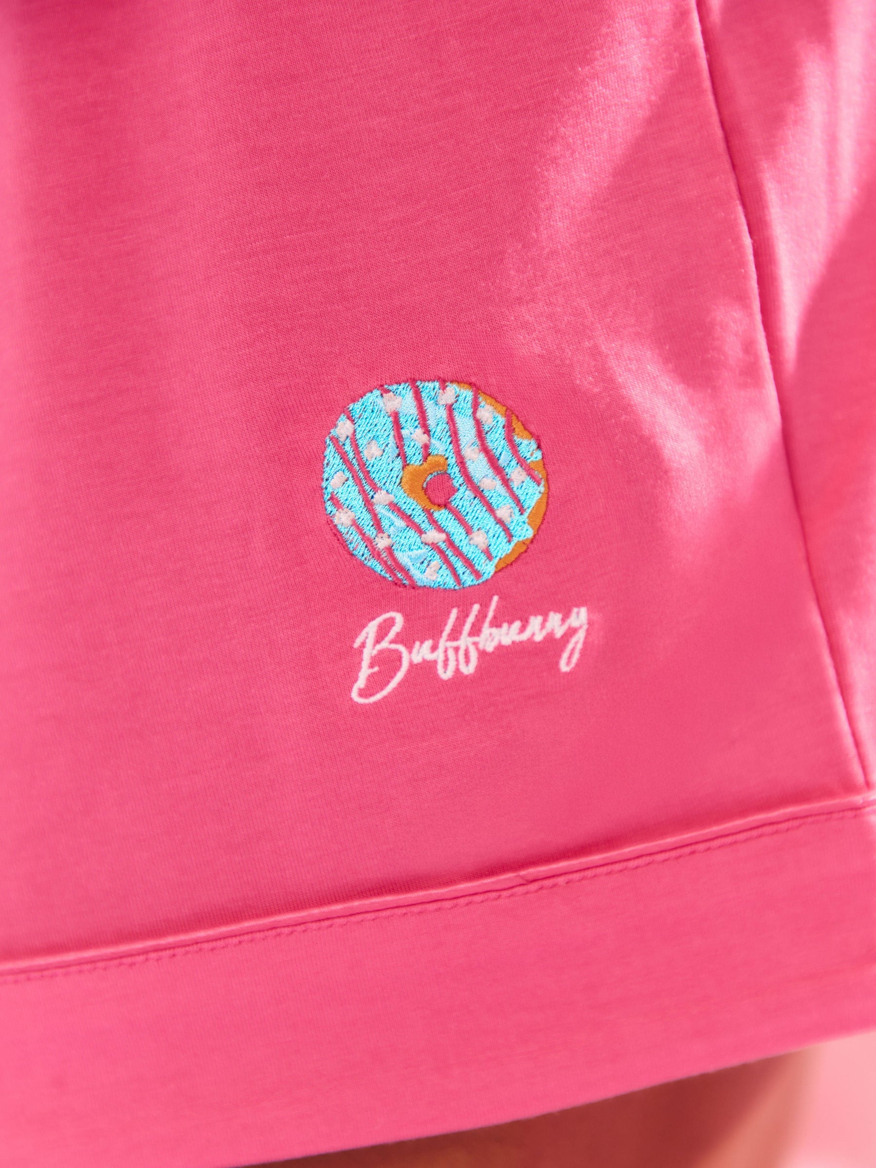 Pajama Shorts Set - Pink