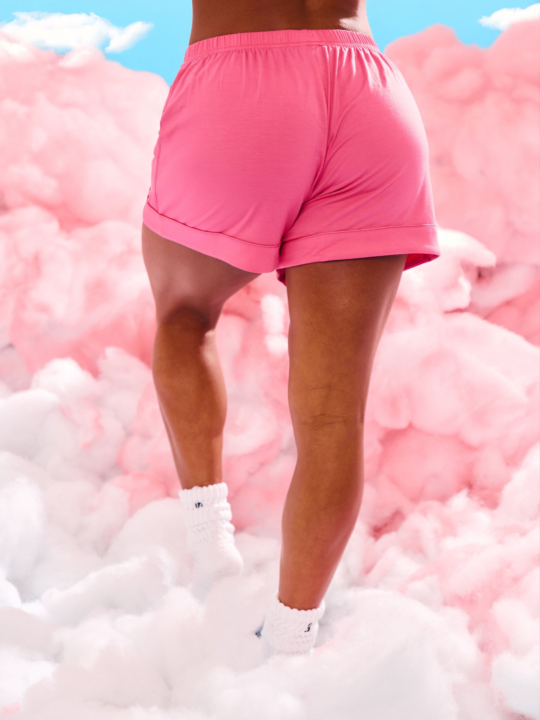 Pajama Shorts Set - Pink