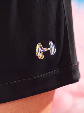 Pajama Shorts Set - Black