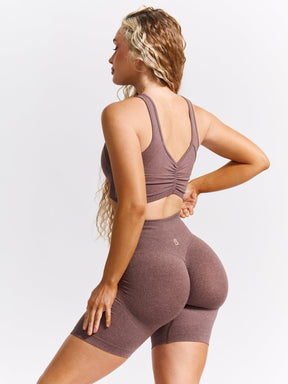 Form Seamless Sports Bra - Mocha Berry