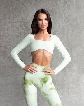Aggressive Scrunch Legging - Honeydew Tie Dye