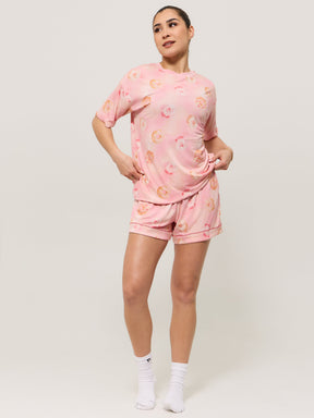 Pajama Tee Shirt - Donut Print