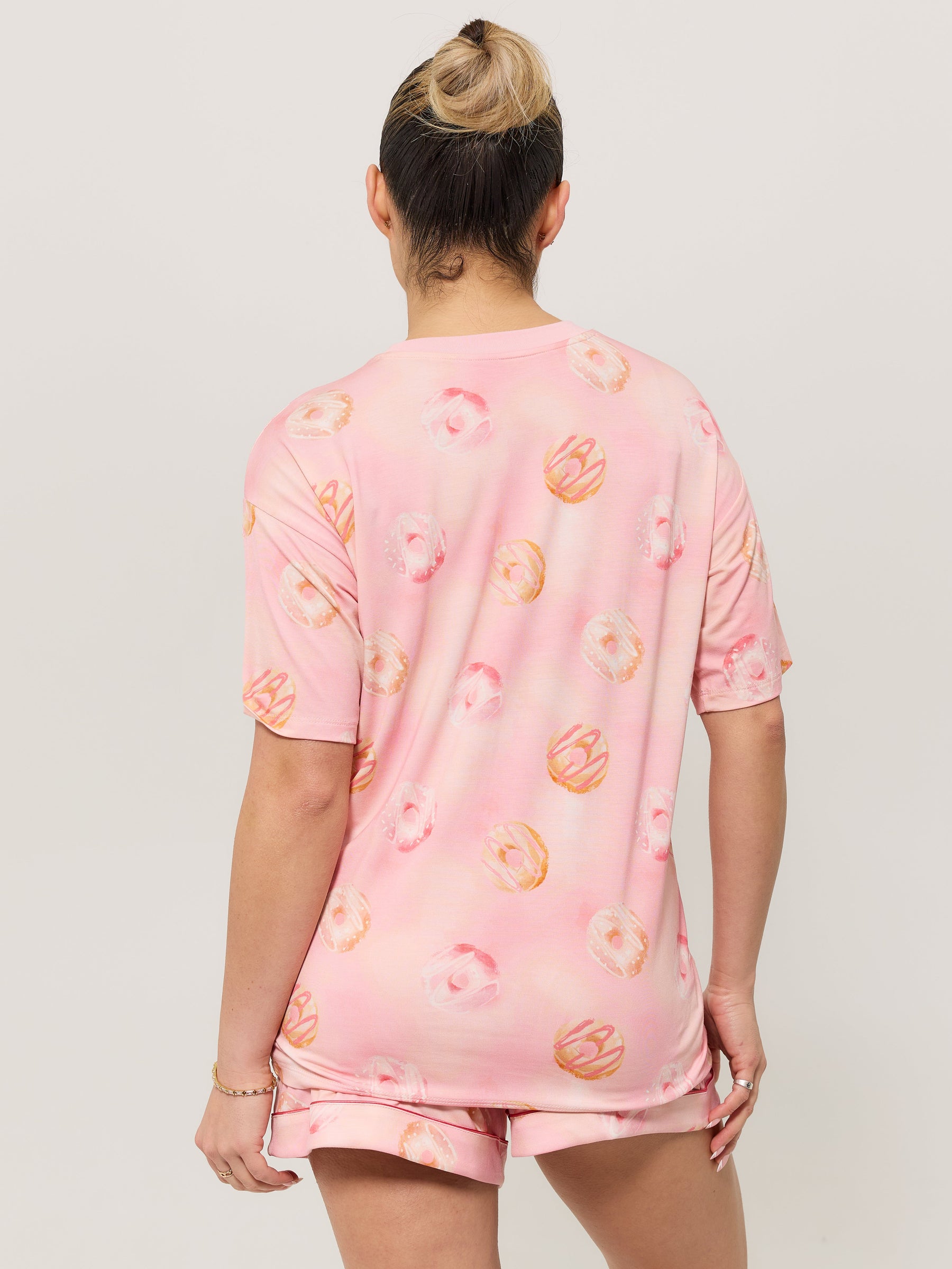 Pajama Tee Shirt - Donut Print