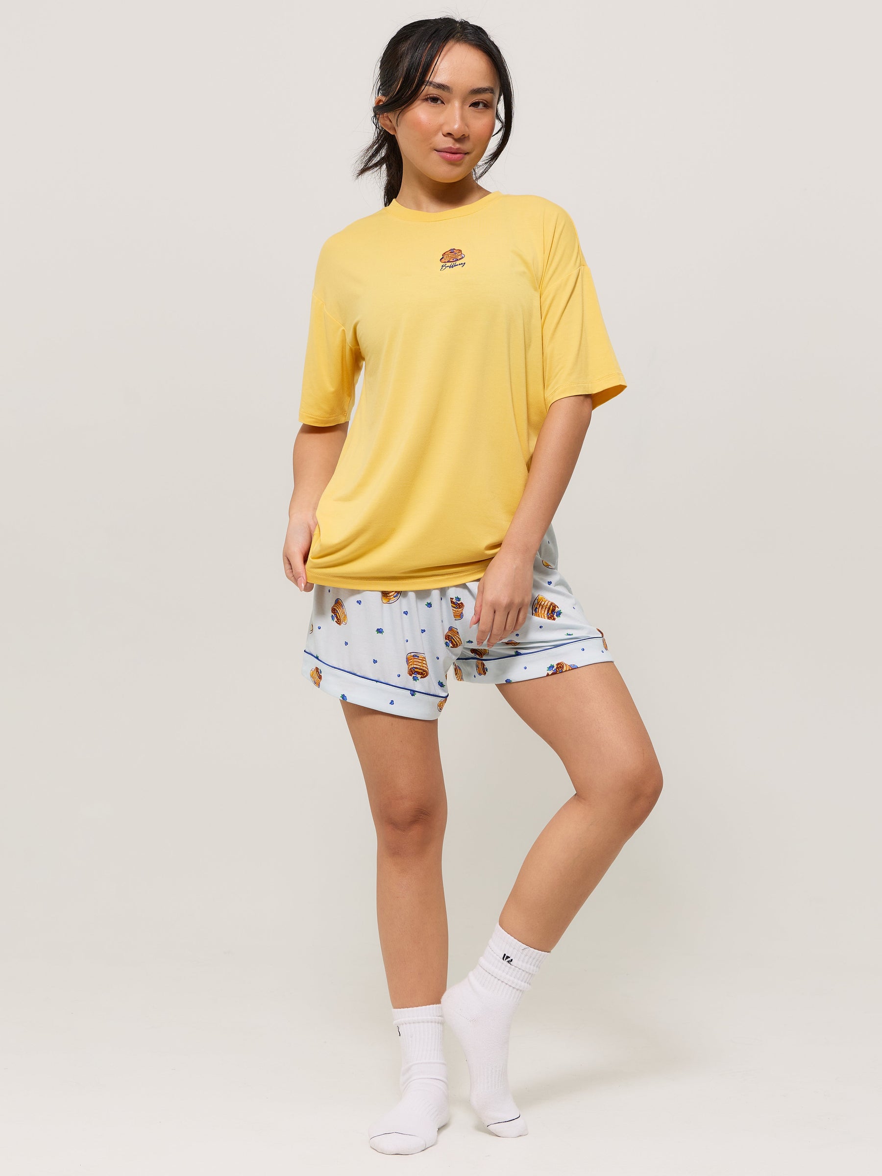Pajama Tee Shirt - Yellow