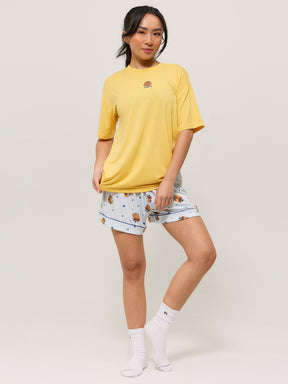 Pajama Tee Shirt - Yellow