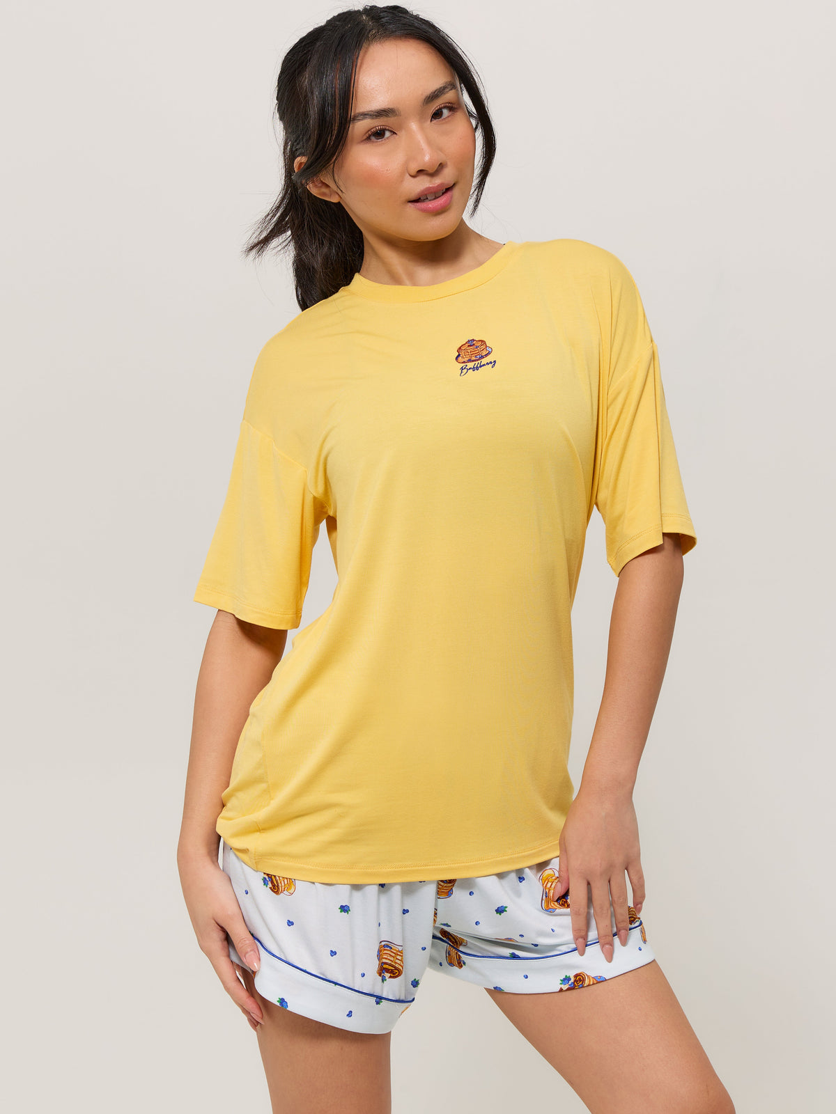 Pajama Tee Shirt - Yellow
