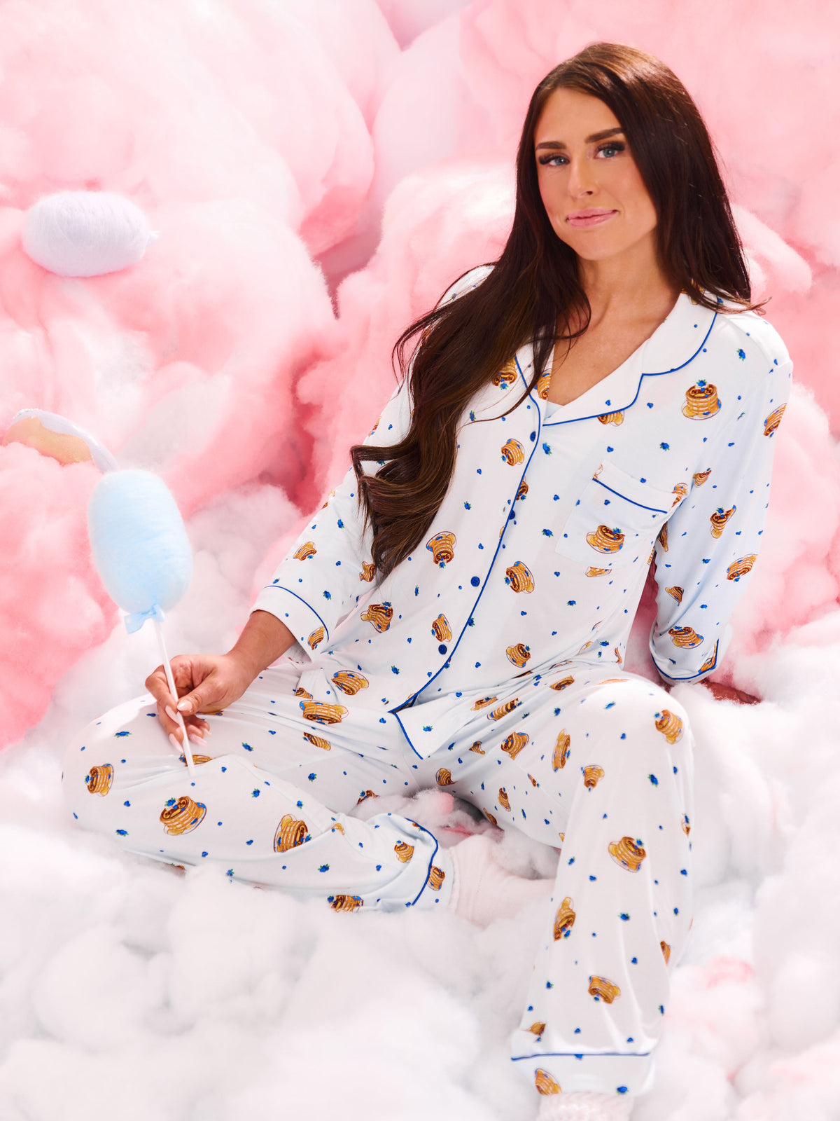 Pajama Pants Set - Pancake Print